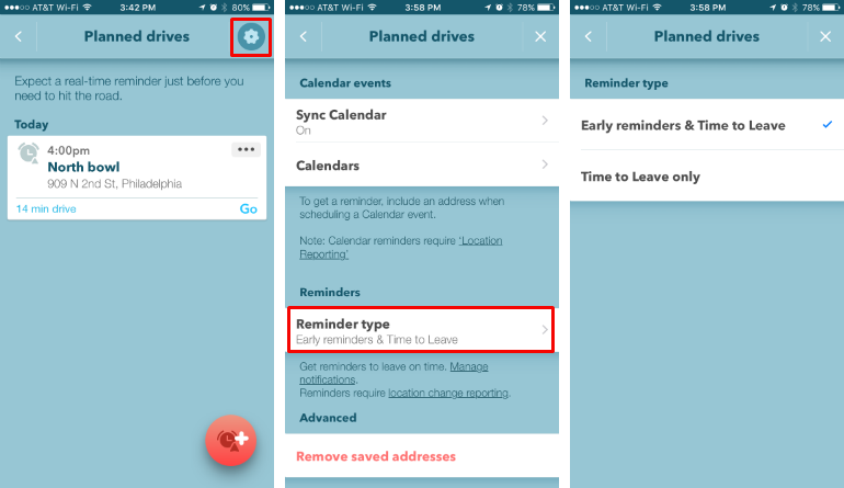 How to schedule a drive with Waze on iPhone.