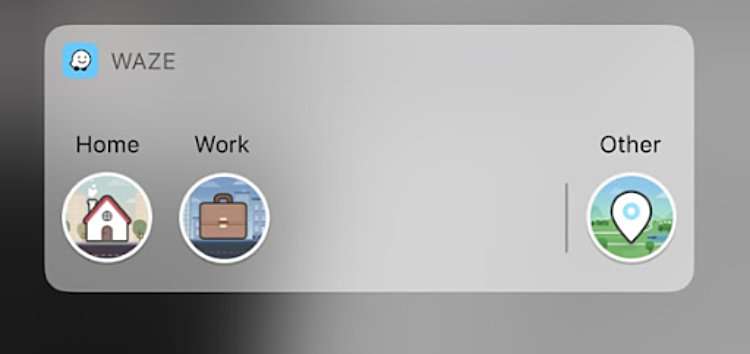 Waze widget Waze widget