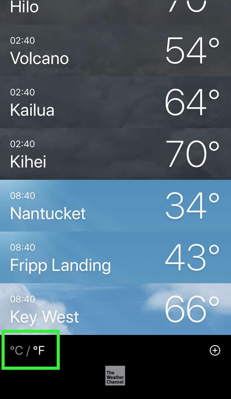 Weather temperature units 2 Weather temperature units 2