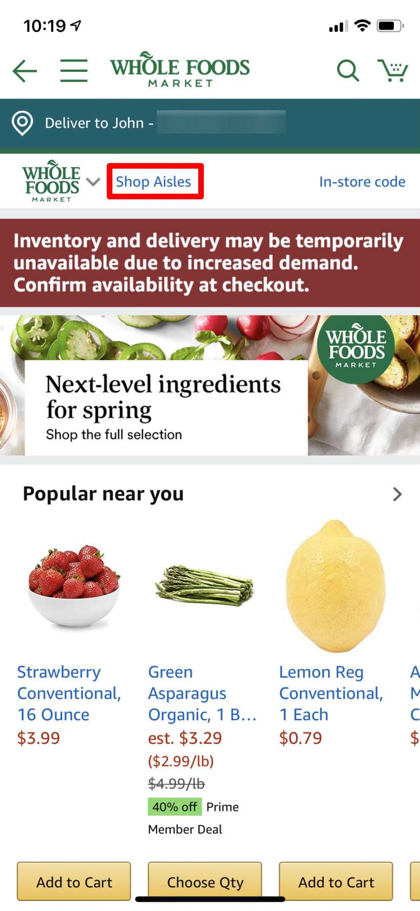 How to order Whole Foods online from your iPhone or iPad. How to order Whole Foods online from your iPhone or iPad.