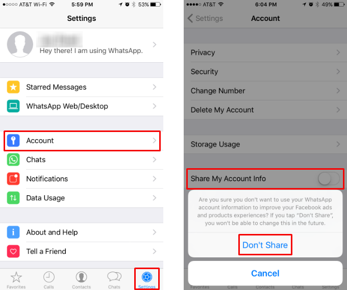 How to stop WhatsApp from sharing your phone number with Facebook. How to stop WhatsApp from sharing your phone number with Facebook.
