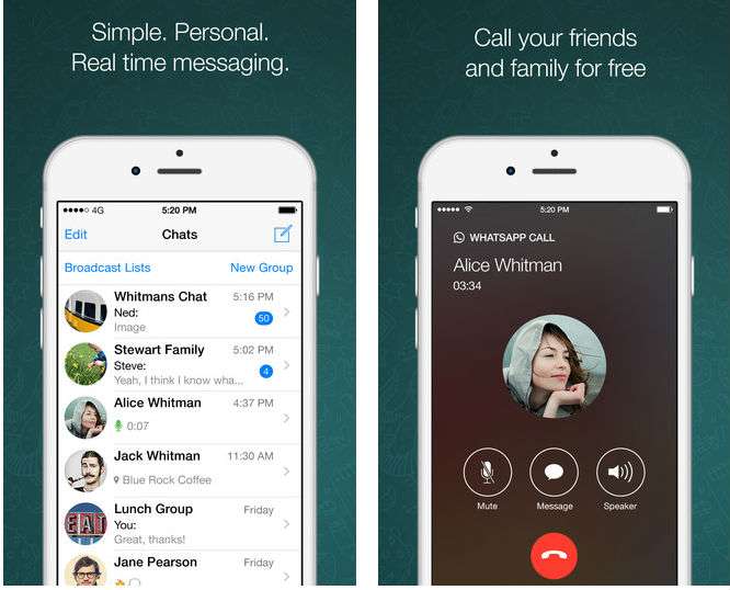 WhatsApp 3D Touch