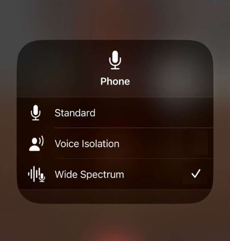 Mic Mode Control Center Mic Mode Control Center
