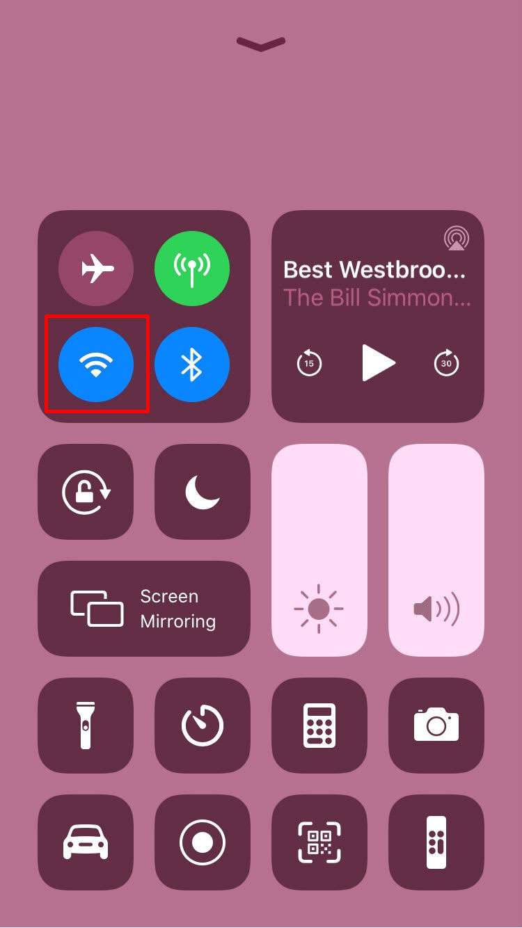 WiFi Icon #1 WiFi Control Center