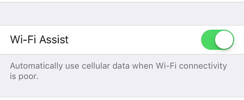 Wi-Fi Assist