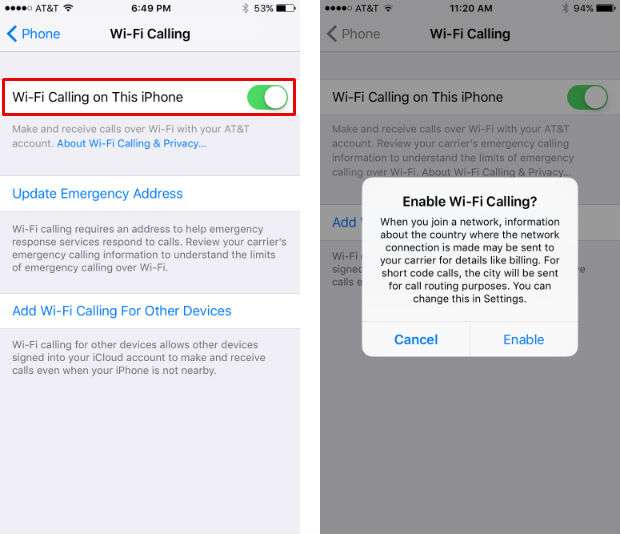 How to enable Wi-Fi calling on your iPhone.