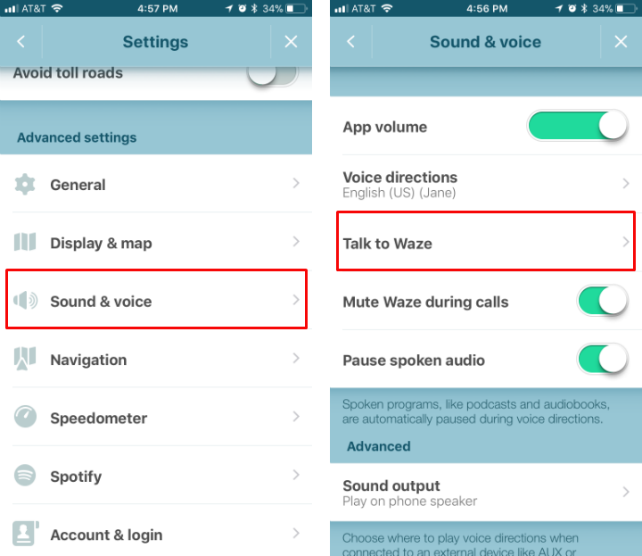 How to use Waze voice commands.