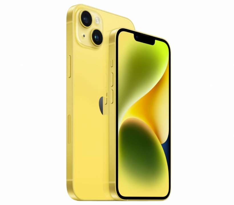 iPhone 14 in Yellow