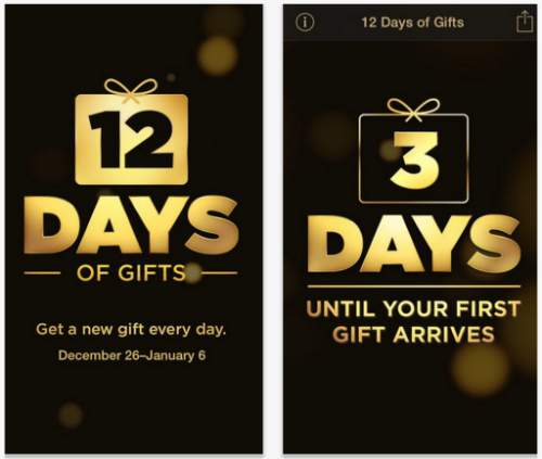 12 Days of Gifts 12 Days of Gifts