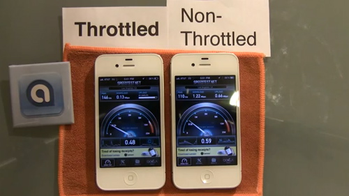 Throttling Test AT&T Throttling