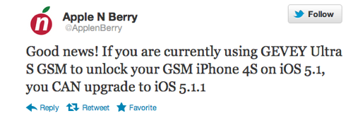Gevey Ultra S iOS 5.1.1