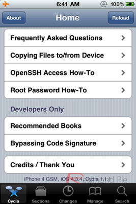 Cydia 4.3.4