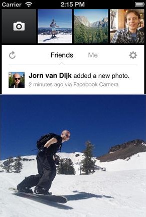 Facebook Camera iPhone Applications