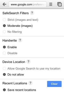 Google Handwriting Google