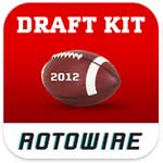 RotoWire Fantasy Football Draft Kit 2012 iPhone Applications