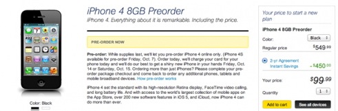 iPhone 4 Preorder Sprint