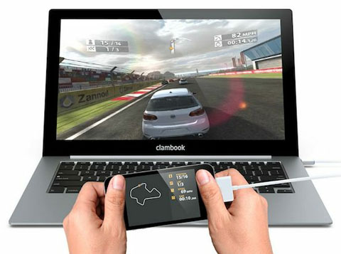 Clambook smartphone notebook Clambook iPhone accessory