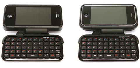 thinkgeek iphone flip-out keyboard tk-421