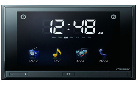 Pioneer Apple iPhone AppRadio car stereo apps Pioneer AppRadio head unit