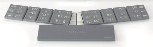 TextBlade mobile keyboard open