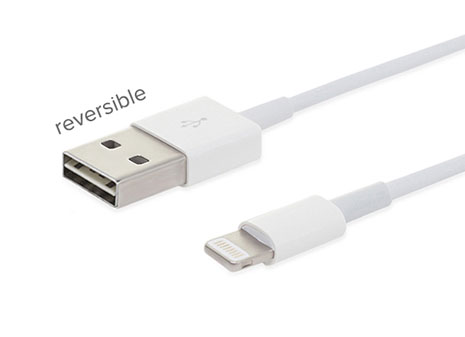 USB reversible Truffol reversible Lighting USB cable