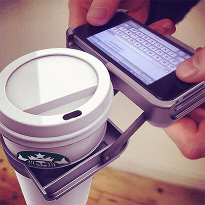 iPhone case drink holder UpperCup iPhone case