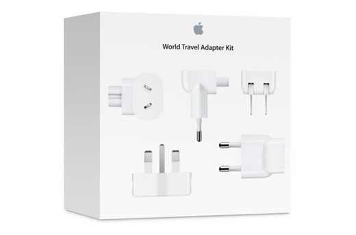 world travel adapter kit for apple