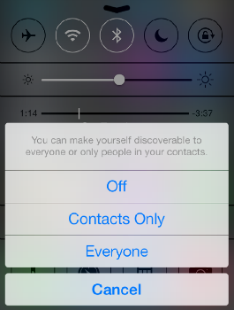 Disable AirDrop iOS 7 Battery Life