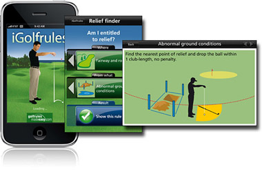 golf rules quick reference mobile