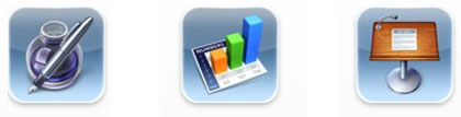 Apple iPhone app iWork suite Keynote Pages Numbers