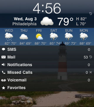 Plugin weather LockInfo lock screen forecast LockInfo Weather lock screen time