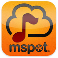 apple iphone mspot stream music cloud