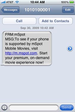 iphone mspot sms movies iphone streaming movie rental mspot