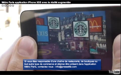 iphone app augmented reality iphone app paris metro