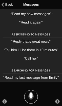 Siri commands messages Messages help Siri