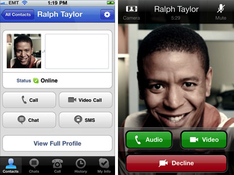 apple iphone skype 3g video calling app screenshots apple iphone skype 3g video calling app released