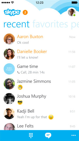Skype update Skype 5 iPhone