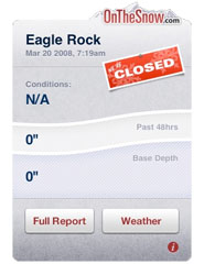 snow reports iphone application eddit snow reports app