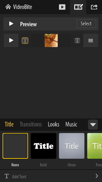 VideoBite app lets you make movies from your stills and videos VideoBite app lets you make movies from your stills and videos