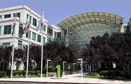 Apple headquarters. Apple headquarters.