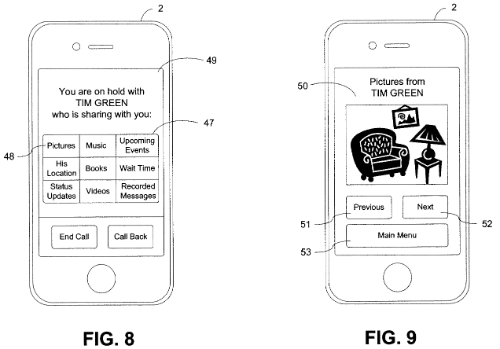 Apple On Hold Patent Apple Visual On-Hold
