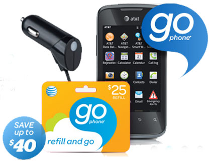 data pre-paid GoPhone AT&T GoPhone data plans