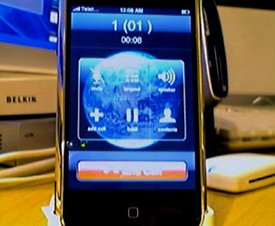 iPhone makes calls on Telstra in Australia