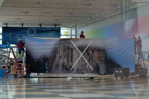 WWDC 2014 Yosemite banner Apple iPhone 6 WWDC