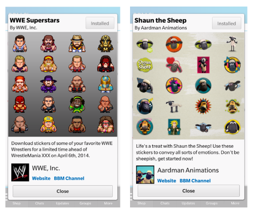 BBM Stickers BBM 2.1