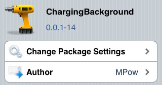 charging background iOS tweak Cydia tweak ChargingBackground