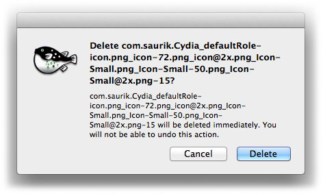 update Cydia icon to iOS 7 delete icon cache