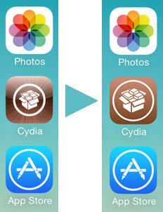 update Cydia icon to iOS 7 home screen