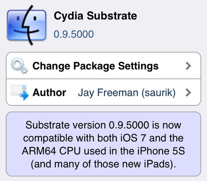 Cydia mobile substrate updated ios 7