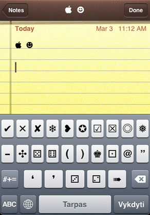 Cydia PictoKeyboard tweak emoji unicode